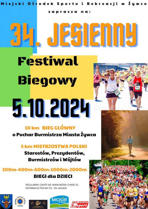 Wyniki XXXIV Jesiennego Festiwalu Biegowego