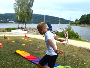 Pożegnanie wakacji na plaży nad Jeziorem Żywieckim 29.08.2025. - zdjęcie21