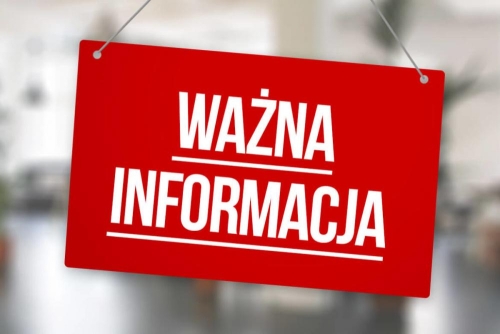 WAŻNA INFORMACJA DLA KLIENTÓW PŁYWALNI MIEJSKIEJ W ŻYWCU