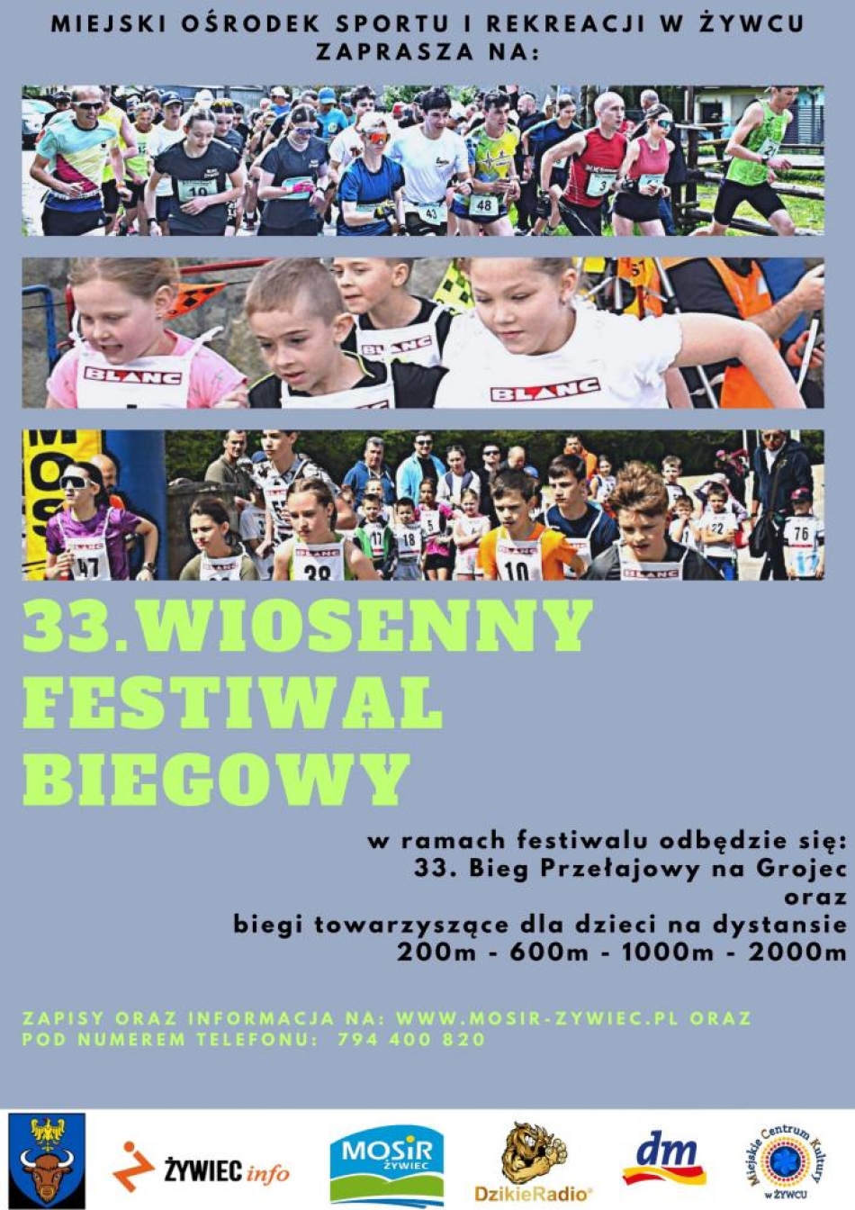 Wiosenny Festiwal Biegowy 2026 - WYNIKI