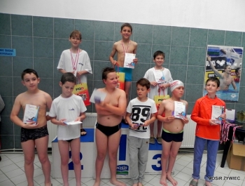 PŁYWACKA LIGA SZKOLNA 2014/2015 W ŻYWCU ZAKOŃCZONA OGROMNYM SUKCESEM! - zdjęcie32
