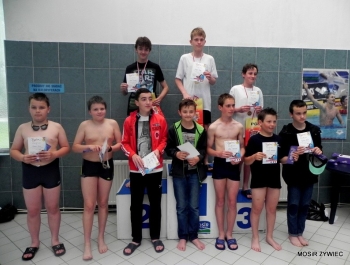 PŁYWACKA LIGA SZKOLNA 2014/2015 W ŻYWCU ZAKOŃCZONA OGROMNYM SUKCESEM! - zdjęcie56