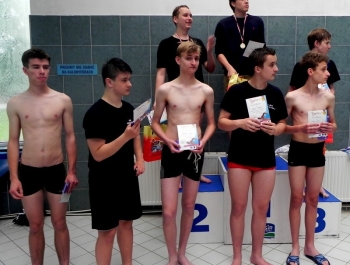PŁYWACKA LIGA SZKOLNA 2014/2015 W ŻYWCU ZAKOŃCZONA OGROMNYM SUKCESEM! - zdjęcie58