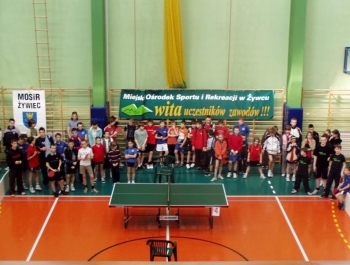 WYNIKI I EDYCJI OTWARTEGO TURNIEJU GRAND PRIX W TENISIE STOŁOWYM O PUCHAR BURMISTRZA MIASTA ŻYWCA - zdjęcie3