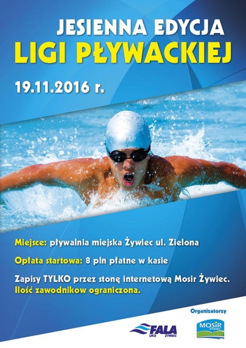 Liga Pływacka - edycja jesienna - ZAPRASZAMY!