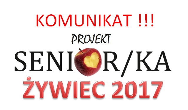 KOMUNIKAT! Projekt SENIOR/KA 2017.