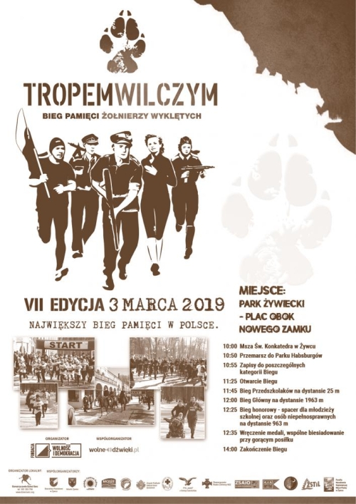 TROPEM WILCZYM BIEG PAMIĘCI  ŻOŁNIERZY  WYKLĘTYCH