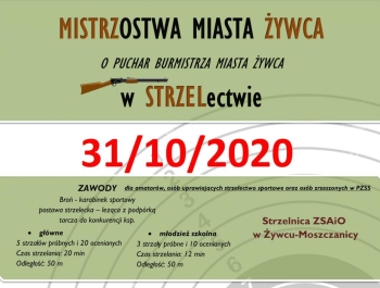 MISTRZOSTWA MIASTA ŻYWCA W STRZELECTWIE 2020 - zdjęcie1